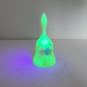 Fenton Hand Painted Dianthus Custard Bell